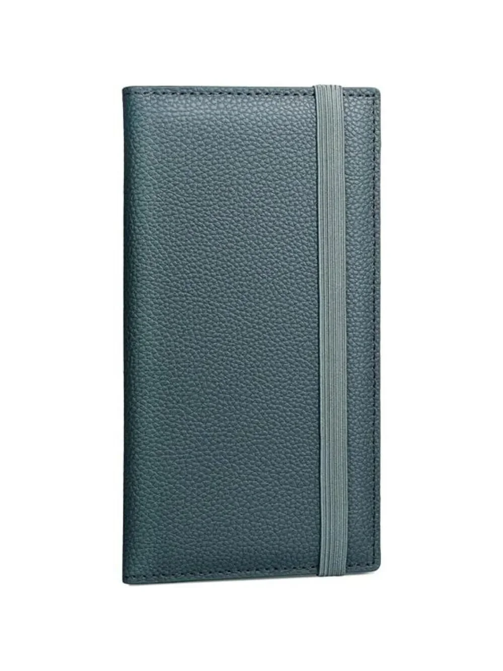Vegan Leather Checkbook Cover with Pen Holder Divider for Duplicate Checks